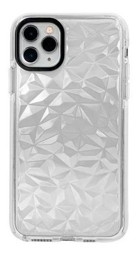 Imagen 2 de 3 de Funda Tpu P/ iPhone Reforzada Diamantes Todos Los Modelos