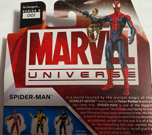 Spider-man House Of M Marvel Universe Serie 2 #001 (Usado)