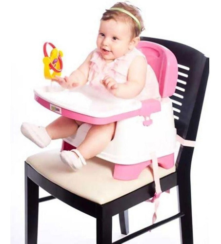 Silla De Comer Adaptable De Ok! Baby Rosa - Sharif Express