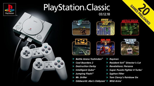 Imagen 3 de 3 de Sony Playstation Classic 16gb Color Gris