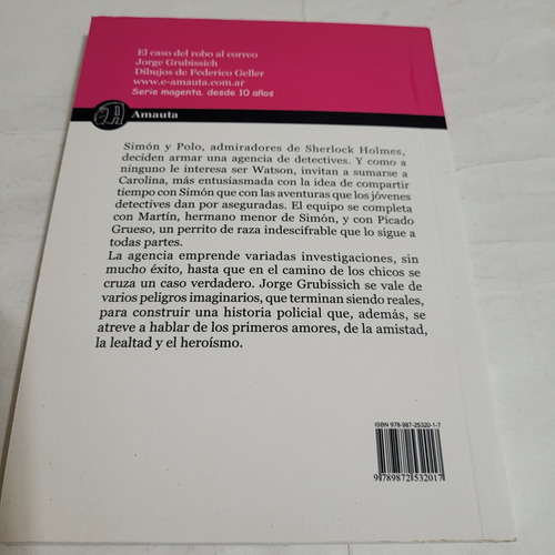 Libro,el Caso Del Robo Alcorreo,grubissich,amauta,caballito (Usado)