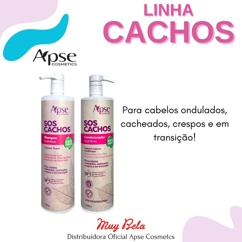 Kit Definição E Controle Para Cachos Leves Apse Cosméticos