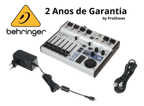 Mesa Digital Behringer Flow 8 Usb Bluetooth Com Clamp Brinde