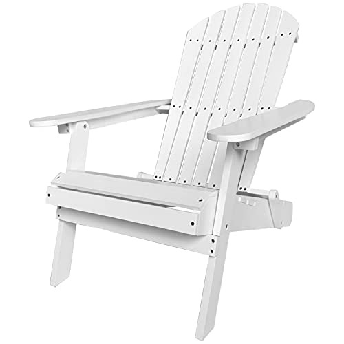 Adirondack Chair,folding Wooden Lounger Chair,all-weather Ch