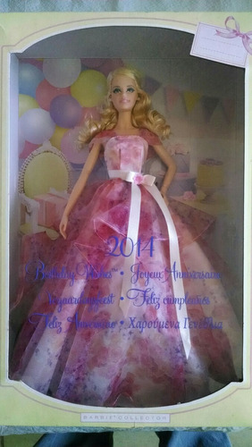 Barbie Birthday Wishes 2014 Nueva Sellada Original