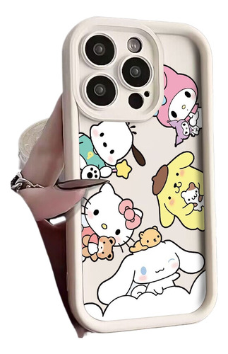 Funda Sanrio Hello Kitty Hot Phone Para iPhone 15, 14, 13, 1