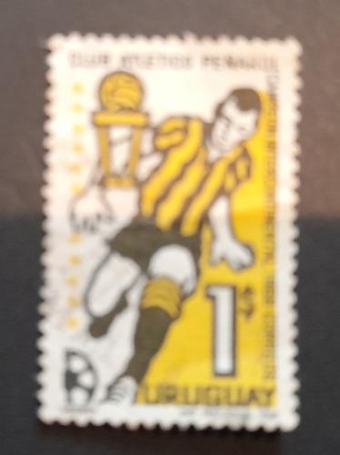 Sello Postal - Uruguay - Fútbol - Peñarol - Intercontinental