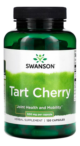 Tart Cereja Azeda 500mg Swanson 120 Capsulas Sabor Sem Sabor
