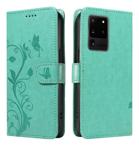 Funda For Samsung Galaxy S20 Ultra Cartera Teléfono Alta
