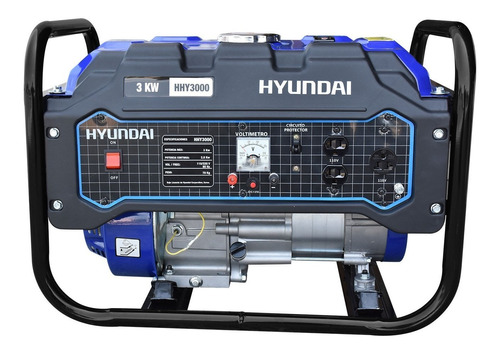 Generador Portátil Hyundai 3000 Watts Bifásico 110v/220v