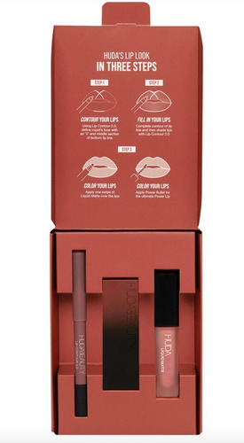 Huda Beauty The Ultimate Lip Trio Set - Bombshell Original