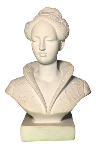 Busto De Mujer De Yeso Para Pintar Molderia Italiana