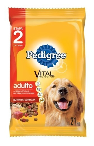 Comida Perro Pedigree Adulto 9k Carne + Galletitas