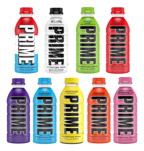 Prime Bebida Hidratante Con Bcaas Sabores 500 Ml