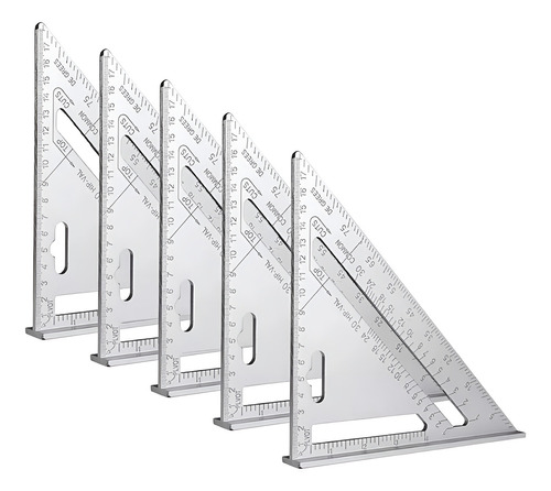 5x Escuadras Aluminio Triangular Carpinteria