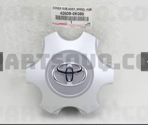 Copa Rin 4260b-0k080 Original Toyota Fortuner