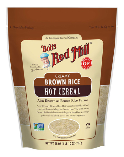 Bob's Red Mill Cereal Caliente Cremoso De Arroz Farina, Marr