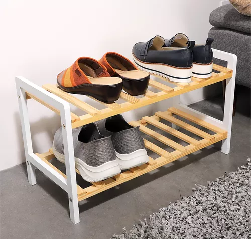 Armario de zapatos de madera, mueble zapatero para entrada, organizador de  zapatos para sala de estar, estante para zapatos