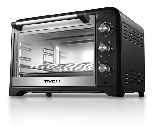 Imagen 2 de 2 de Horno de mesa eléctrico Tivoli HET-451N 45L negro 220V