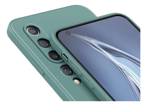 Funda De Teléfono De Silicona Líquida Xiaomi 12s, Color Azul Zafiro