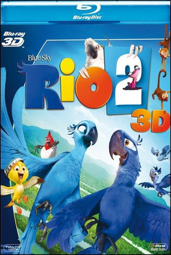 Rio 2 Pelicula Blu-ray  (3d) Original Sellada 