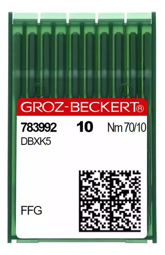 20 Agujas Groz-beckert® Dbxk5 (bordadoras) - 70/10, Ffg