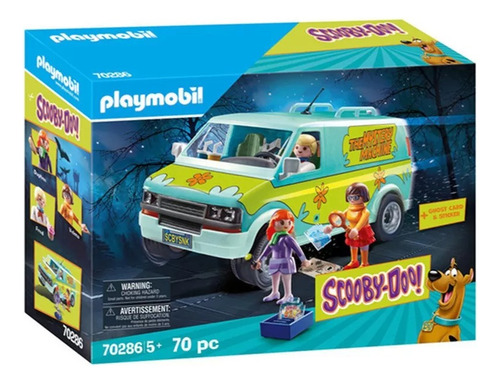 Playmobil Scooby Doo ! La Maquina Del Misterio 70286 M4e