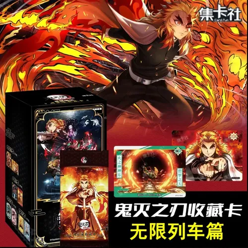 Xb Caixa De Reforço De Cartões Colecionáveis Demon Slayer