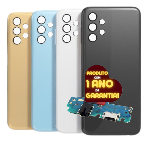 Kit Tampa + Com Placa De Carga Rápida Para Galaxy A13 0rigna