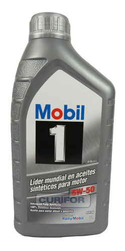 Aceite Motor 5w50 Mobil 1 Fs X2, 1 Litro