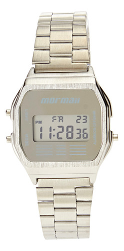Relógio Feminino Vintage Digital Prata  Cor da correia Dourado Mobj3808aa/3c Mormaii