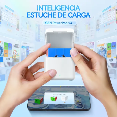 Gan 12 Ui Maglev Uv, Cubo Rubik 3x3 Magnetico Profesional