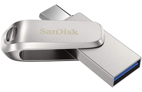 Imagen 2 de 5 de Memoria Usb 64gb Sandisk Usb-tipo C Tablet Celular Metalica