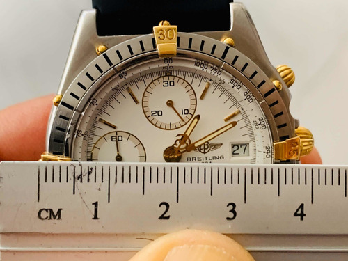 Relógio Breitling Aço Detalhes Em Ouro 18k,automático 39mm.