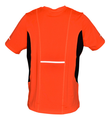 Playera Deportiva Wilson Original Naranja Caballero Stretch