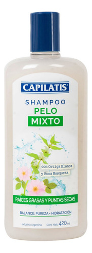 Capilatis Shampoo Pelo Mixto X 420ml Ortiga Y Rosa Mosqueta