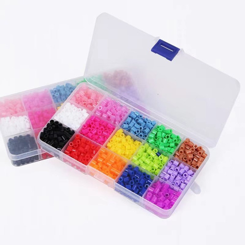 Kit Hama Perler 5mm Artkal Bolsitas Fuse Beads 15 Colores 