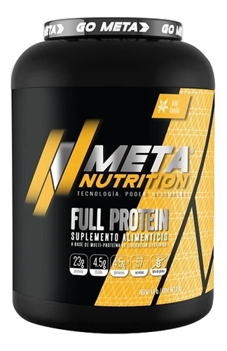 Suplemento En Polvo Meta Nutrition Full Protein Proteína Sabor Vanilla En Pote De 2kg