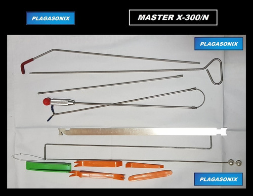Imagen 5 de 10 de Ganzua Kit Profesional Cerrajeria Automotor Master X-300/n