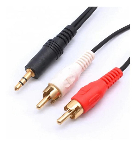 Cable De Audio Miniplug 3.5mm A  2 Rca 3 Mts
