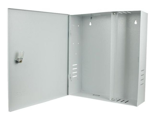 Rack Caixa Metálica Vertical Parede Dvr Switch Rj45 Branco