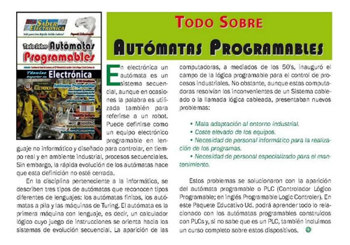 Curso Electrónica Industrial Automatismos Plc Cnc 12 Cursos