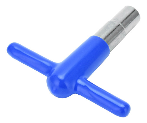 Llave De Tambor Azul En Forma De T Para Afinar Música Con Ma