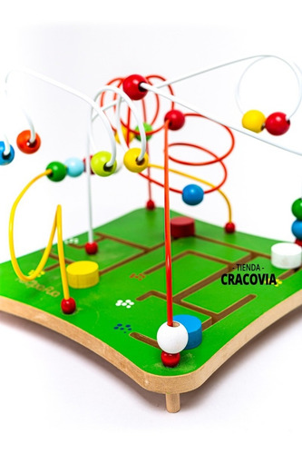 Juego Madera Didáctico 2 En 1 Prono Laberinto + Busca Camino