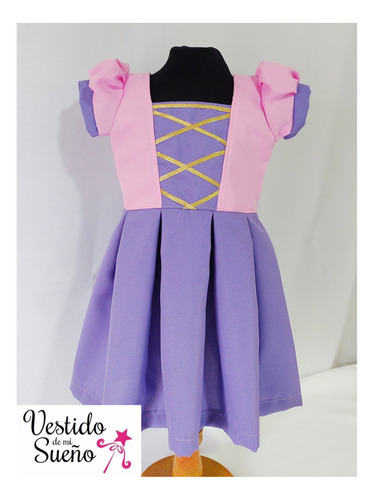 Vestido De Rapunzel De 0 A 3 Años