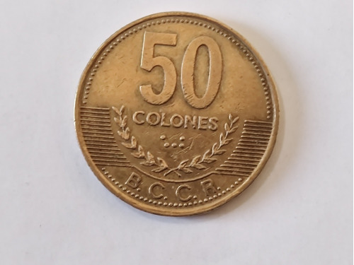 Moneda República De Costa Rica 50 Colones(x10.