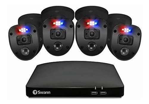 Swann Black Enforcer Home Security Sistema De Cámara T421d