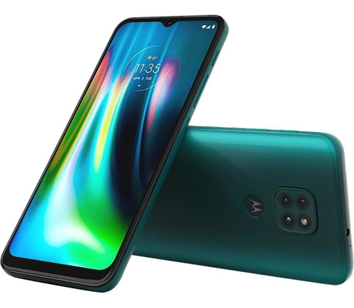 Imagem 9 de 10 de Smartphone Moto G9 Play 64gb 6.5 48mp - Verde Turquesa