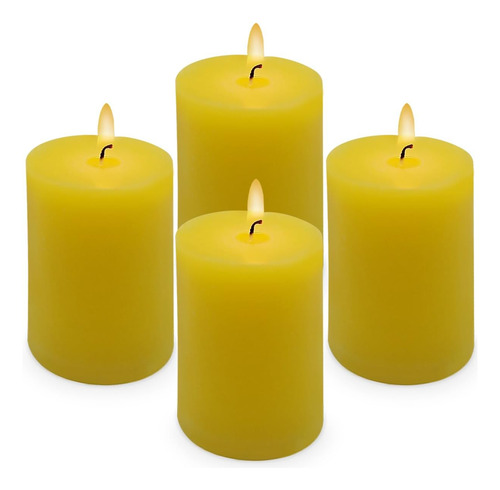 Velas Pequeñas De Pilar Perfumadas Con Aroma A Citronela Ama