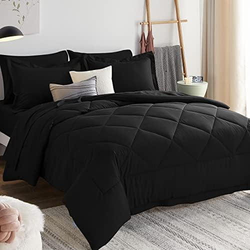 Juego De Edredón Queen Con Sábanas De 7 Pz -cozylux